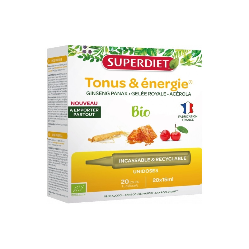 Superdiet Ginseng Gelee Royale Acerola Bio 300ml Superdiet Ginseng Gelee Royale Acerola Bio 300ml