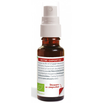 Superdiet Extrait de Pamplemousse Ultra Concentré Bio 20ml