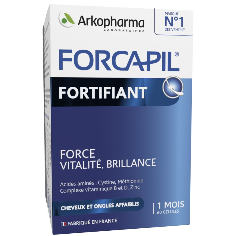 Arkopharma Forcapil Cheveux et Ongles Formule Fortifiante 60 Gelules Arkopharma Forcapil Cheveux et Ongles Formule Fortifiante 60 Gelules