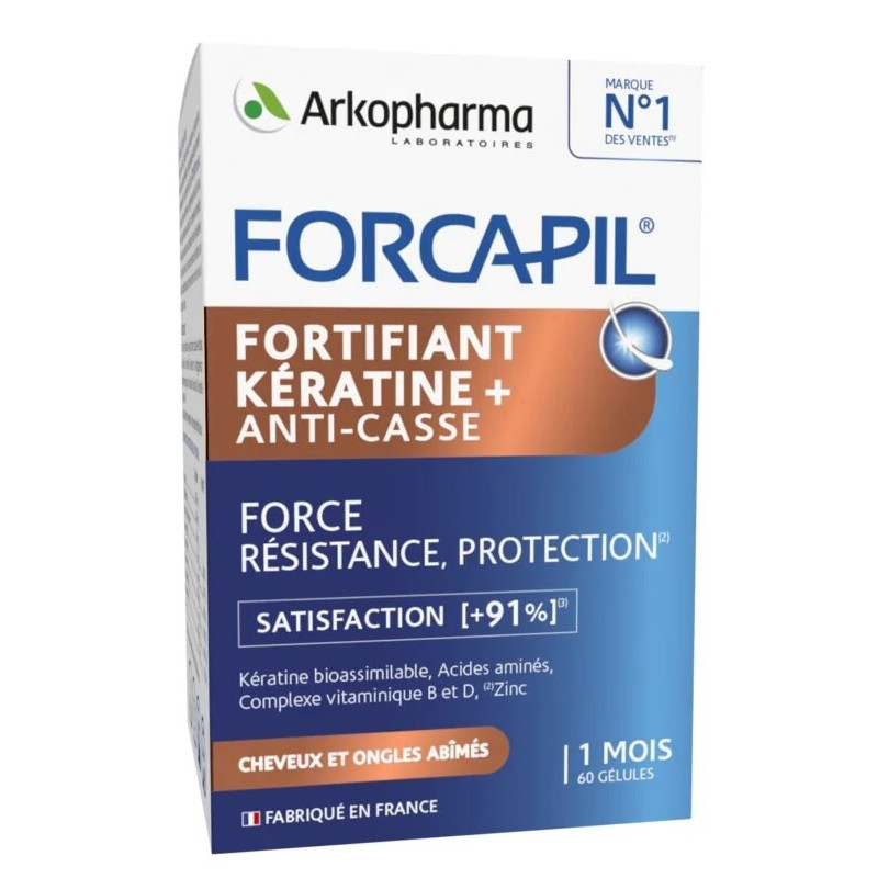 Arkopharma Forcapil® Fortifiant Kératine X60 Gelules Arkopharma Forcapil® Fortifiant Kératine X60 Gelules