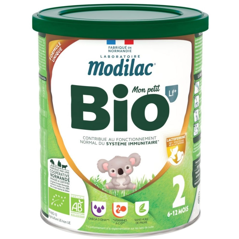 Modilac Lait 2 En Poudre 800g Bio 6 Mois à 1 An Modilac Lait 2 En Poudre 800g Bio 6 Mois à 1 An