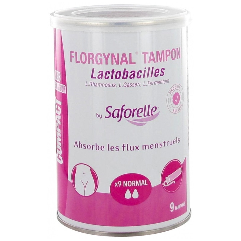 Saforelle Florgynal Tampon Probiotique Avec Applicateur x9 Super Saforelle Florgynal Tampon Probiotique Avec Applicateur x9 Super