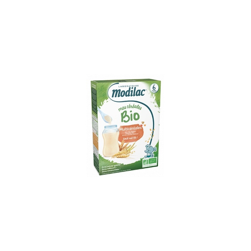 Modilac Multicéréales Bio 250g Modilac Multicéréales Bio 250g