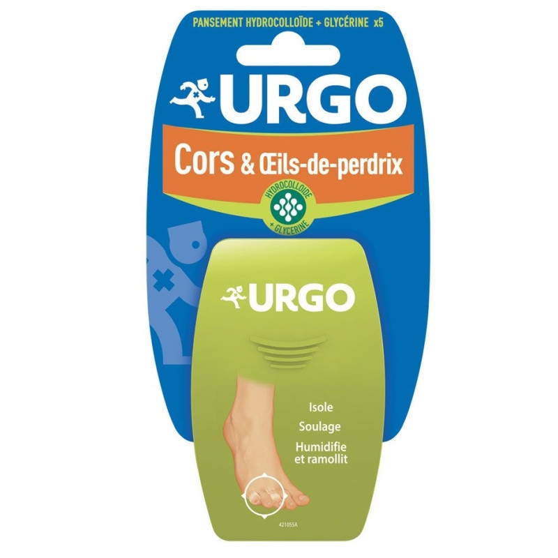 Urgo Traitement Cors Et Oeils-de-perdrix 5 Pansements Gel Urgo Traitement Cors Et Oeils-de-perdrix 5 Pansements Gel