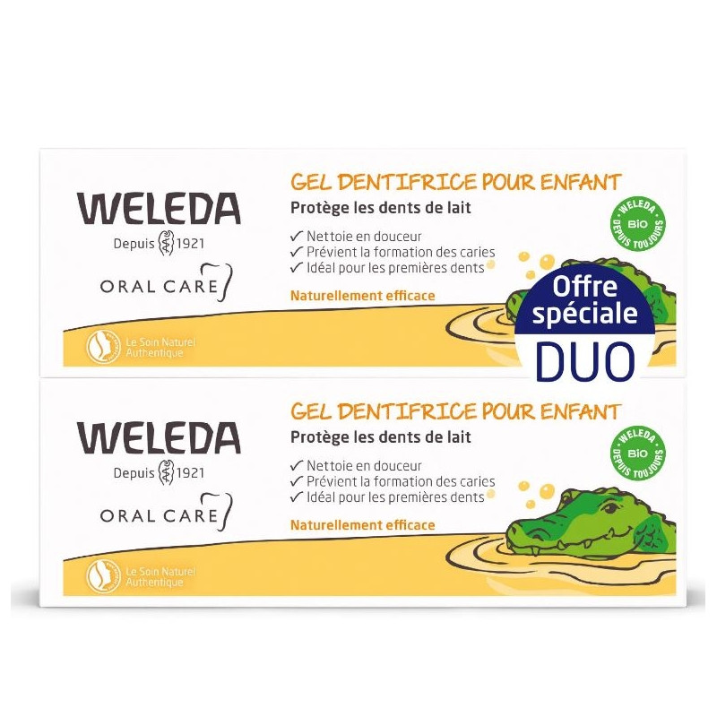 Weleda Gel Dentifrice Enfant 2 X 50ml Weleda Gel Dentifrice Enfant 2 X 50ml
