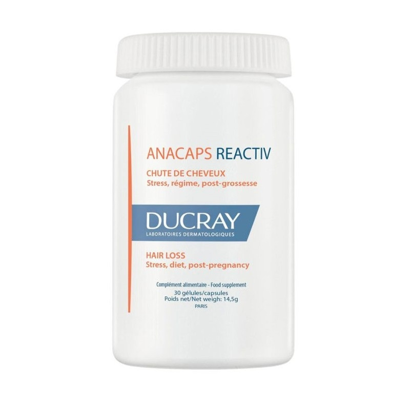 Ducray Chute De Cheveux Reactionnelle Anacaps Reactiv 90 gelules Ducray Chute De Cheveux Reactionnelle Anacaps Reactiv 90 gelules