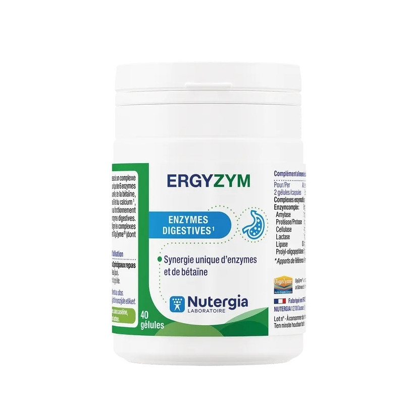 Nutergia Ergyzym X40 Gélules Nutergia Ergyzym X40 Gélules
