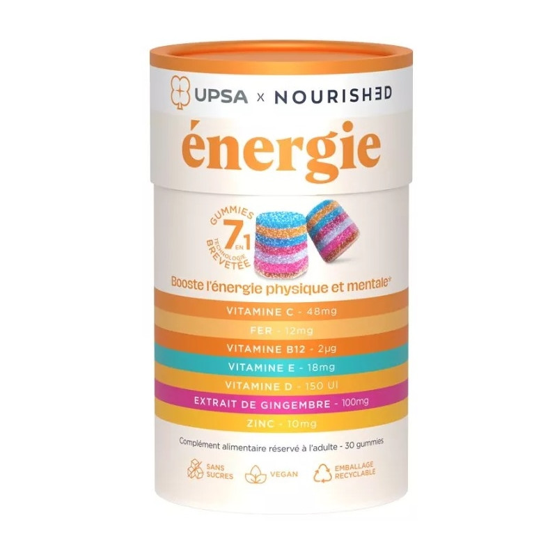 Upsa Nourished Energie 7en 1 x30 Gummies Upsa Nourished Energie 7en 1 x30 Gummies
