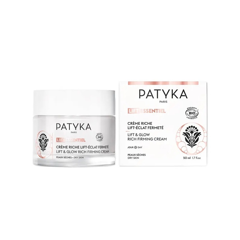 Patyka Lift Essentiel Crème Riche Lift-Éclat Fermeté Bio 50ml Patyka Lift Essentiel Crème Riche Lift-Éclat Fermeté Bio 50ml