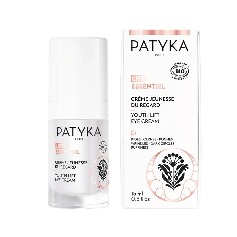 Patyka Lift Essentiel Crème Jeunesse du Regard Bio 15ml Patyka Lift Essentiel Crème Jeunesse du Regard Bio 15ml
