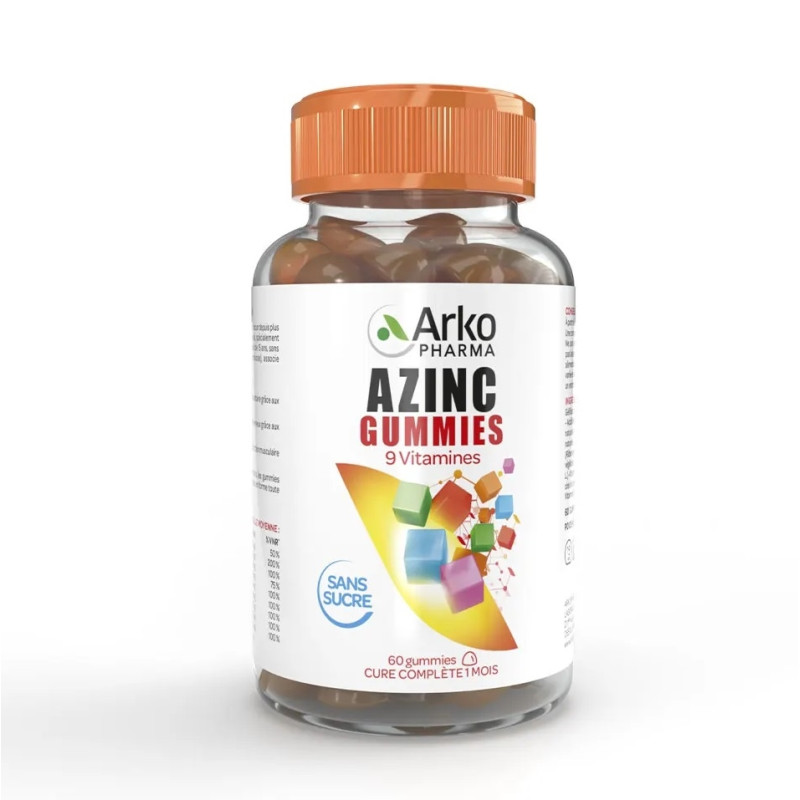 Arkopharma Azinc Gummies 9 Vitamines X60 Gummies Arkopharma Azinc Gummies 9 Vitamines X60 Gummies