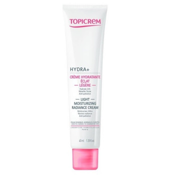 Topicrem Hydra+ Crème Hydratante Eclat Légère 40ml