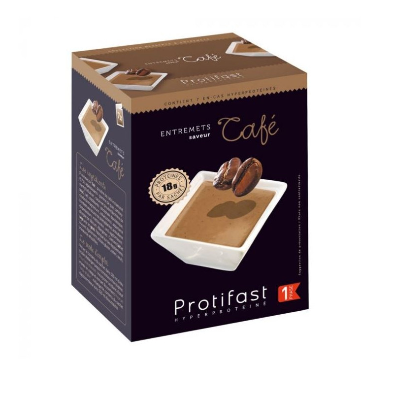 Protifast Entremets Saveur Café x7 Sachets Protifast Entremets Saveur Café x7 Sachets