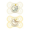 Mam Sucettes Perfect Nuit 2-6m x2 coloris aléatoire