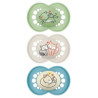 MAM 2 Sucettes Original Nature + 1 Sucette Original Nuit 18 Mois et +