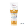 Eucerin Sun Protection - Sensitive Protect Kids Gel-Crème Solaire Toucher Sec SPF50+ - Visage et Corps - Peaux Sensibles, 200ml