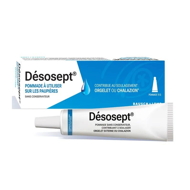 Baush&Lomb Désosept Pommade Ophtalmique 15G