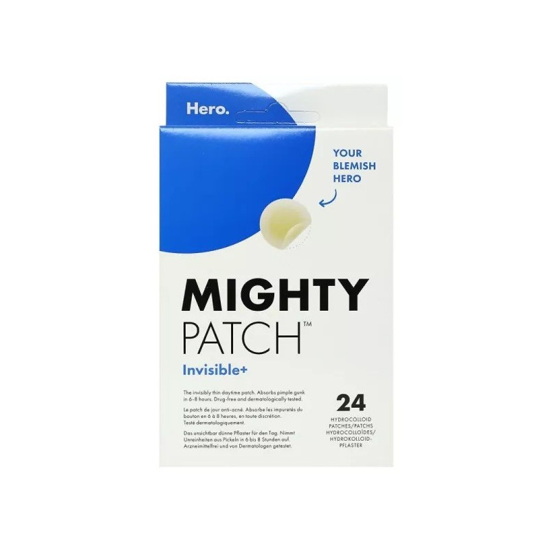 Mighty Patch Invisible+ Patchs De Jour Anti-Acné 24 Patchs Hydrocolloïdes