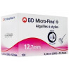 Bd Microfine Aiguilles 0.33 X 12.7Mm - 29G - Pour Stylo - Bte/100