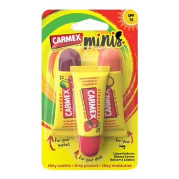 Carmex Minis Baume à Lèvres x3