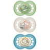 Sucette Original + De 18 Mois Bleu Lot De 3
