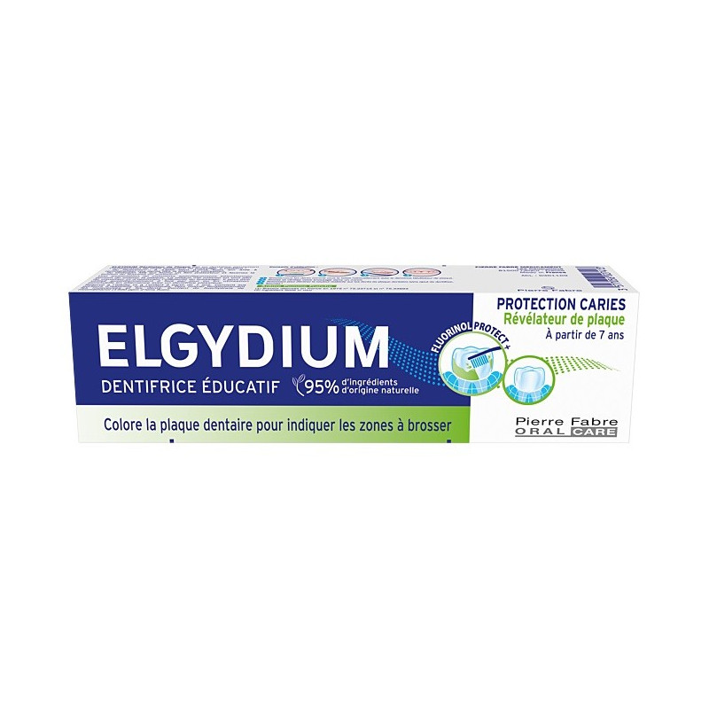 Pierre Fabre Oral Care Elgydium Dentifrice Révélateur de Plaque 50ml