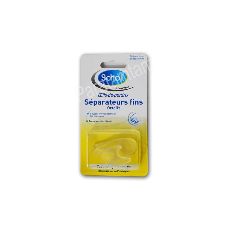 SCHOLL SEPARATEURS FINS ORTEILS ILS-DE-PERDRIX 3 SEPARATEURS SCHOLL SEPARATEURS FINS ORTEILS ILS-DE-PERDRIX 3 SEPARATEURS