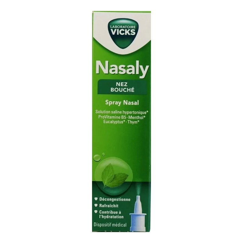 Vicks Nasaly Spray Nasal Nez Bouché 20ml
