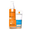 La Roche-Posay Anthelios Spray protection solaire corps SPF50+ et Lait Après-soleil 250ml