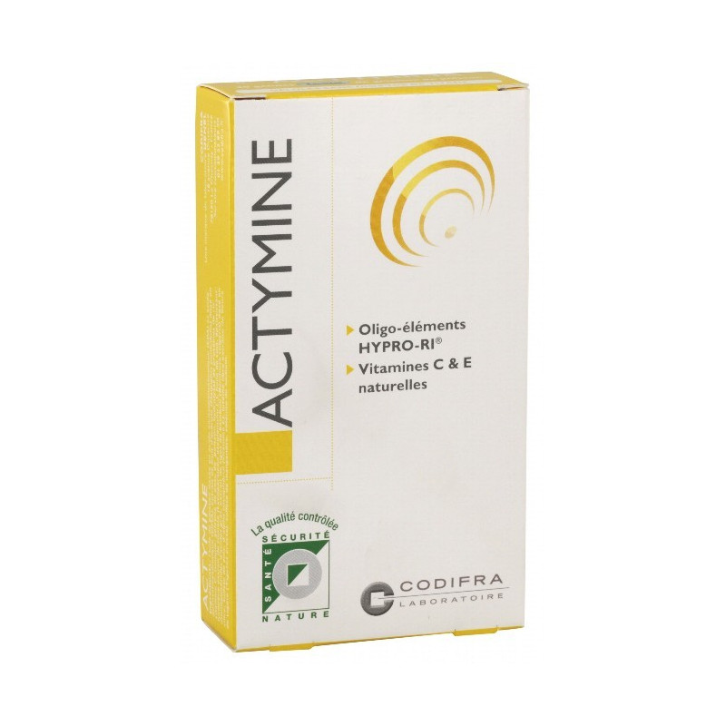 Codifra Actymine - Antioxydant 30 Gelules Codifra Actymine - Antioxydant 30 Gelules