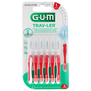 Gum Trav-Ler 6 Brossettes...