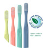 Gum Brosse à Dents Biosourcée Medium 20/100 Coloris Aléatoire