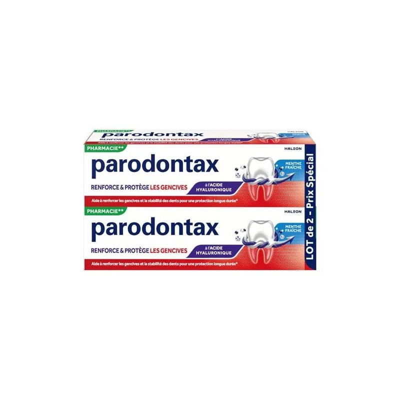 Parodontax Dentifrice Quotidien à l'Acide Hyaluronique 2x75ml