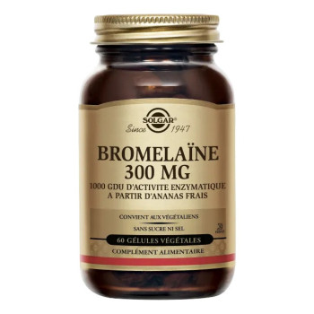 Solgar Bromélaïne 300mg x60...