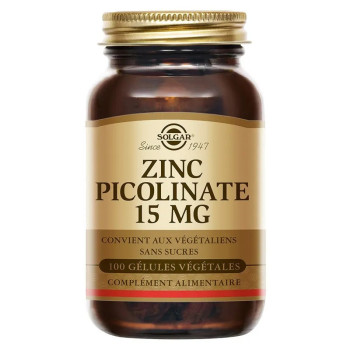 Solgar Zinc Picolinate 15mg...