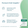 Saugella Antispetique Naturel Lingettes Intimes Nettoyantes Protection Active x10