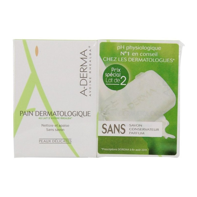A-Derma Pain Dermatologique 2 x 100g A-Derma Pain Dermatologique 2 x 100g