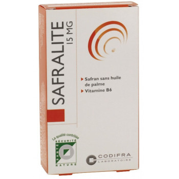 Codifra Safralité 15mg - Humeur 28 Gélules