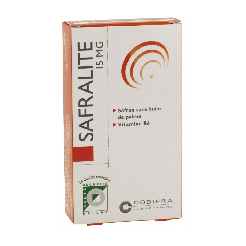 Codifra Safralité 15mg - Humeur 28 Gélules Codifra Safralité 15mg - Humeur 28 Gélules