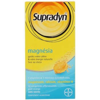 SUPRADYN MAGNESIA 30 COMPRIMES EFFERVESCENTS