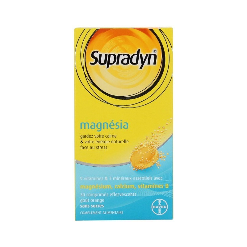 SUPRADYN MAGNESIA 30 COMPRIMES EFFERVESCENTS SUPRADYN MAGNESIA 30 COMPRIMES EFFERVESCENTS