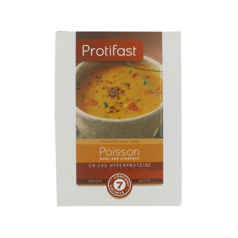 Protifast Velouté Poisson & Croûtons 7 Sachets Protifast Velouté Poisson & Croûtons 7 Sachets