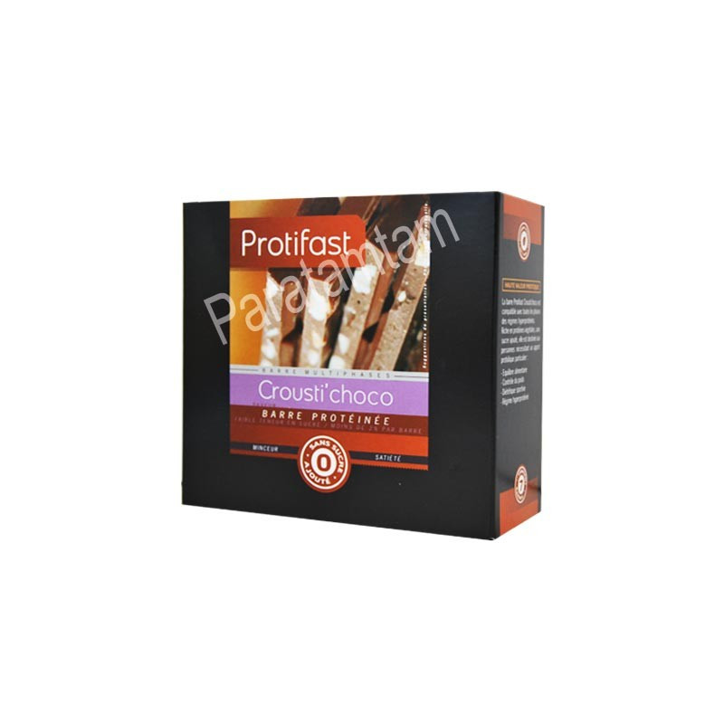 PROTIFAST CROUSTI'CHOCO BARRE PROTEINEE 7 BARRES PROTIFAST CROUSTI'CHOCO BARRE PROTEINEE 7 BARRES