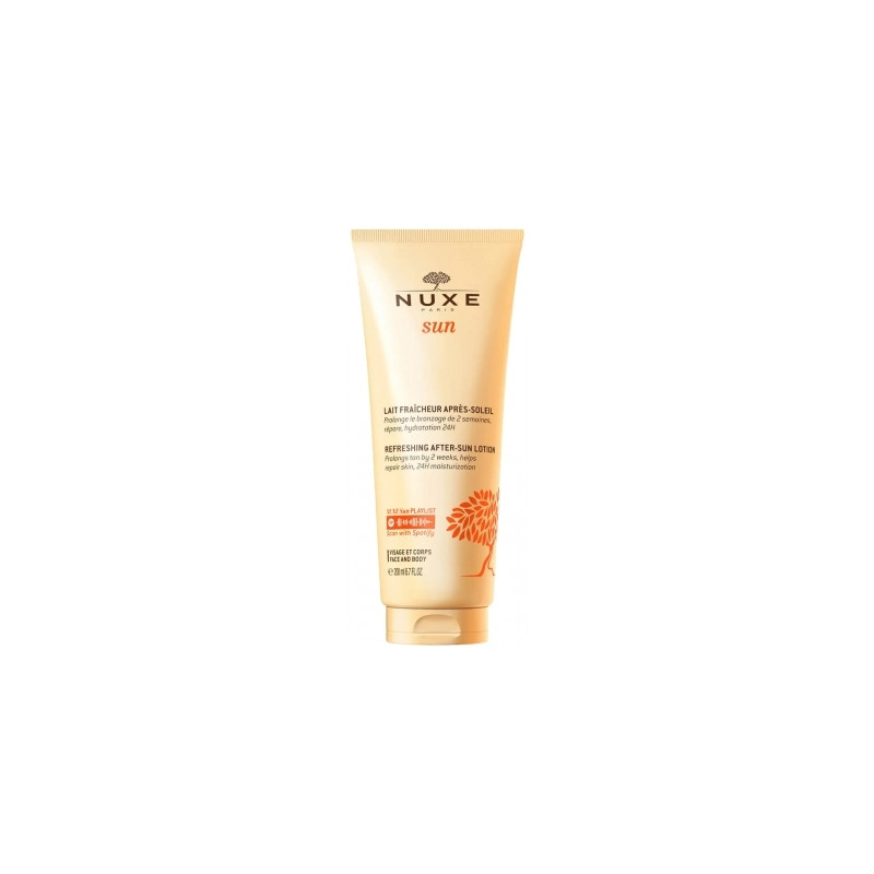 Nuxe Sun Lait Fraîcheur Après-Soleil Visage et Corps 200 ml