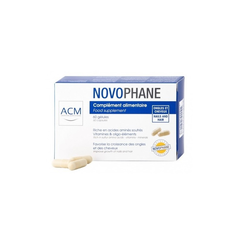 Novophane Ongles et Cheveux 60 Gelules Novophane Ongles et Cheveux 60 Gelules