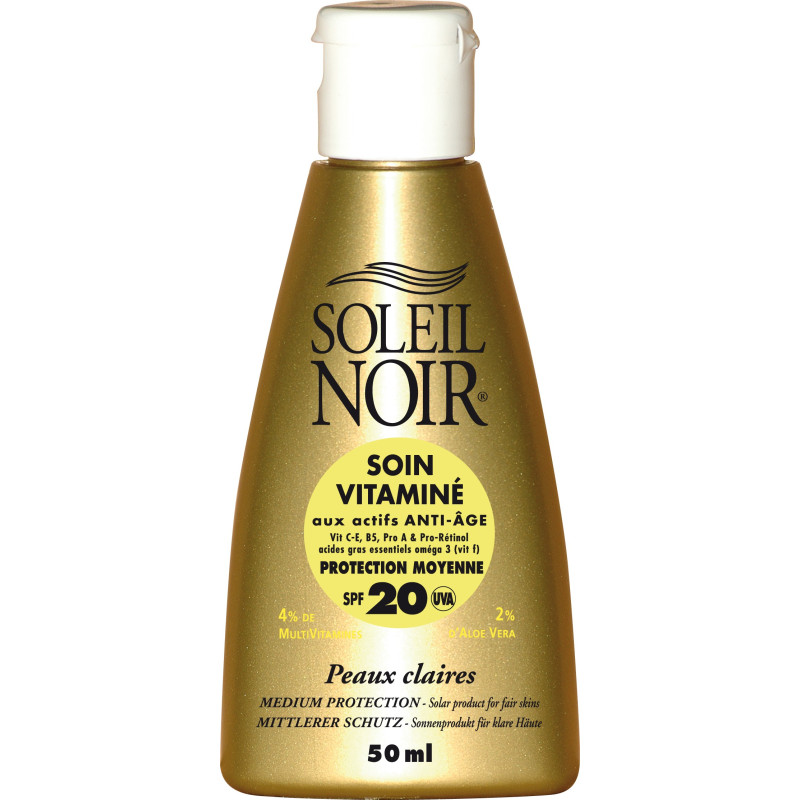 Soleil Noir Soin Vitaminé SPF 20 - 50 ml Soleil Noir Soin Vitaminé SPF 20 - 50 ml