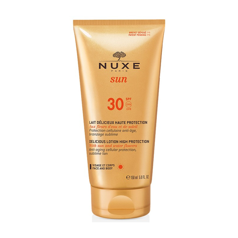 Nuxe Sun Lait Délicieux Visage et Corps SPF 30 - 150 ml Nuxe Sun Lait Délicieux Visage et Corps SPF 30 - 150 ml