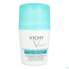 Vichy Déodorant Bille Anti-Transpirant 48H, Anti-Traces Jaune Et Blanches, Sans Effet Carton 50 ml
