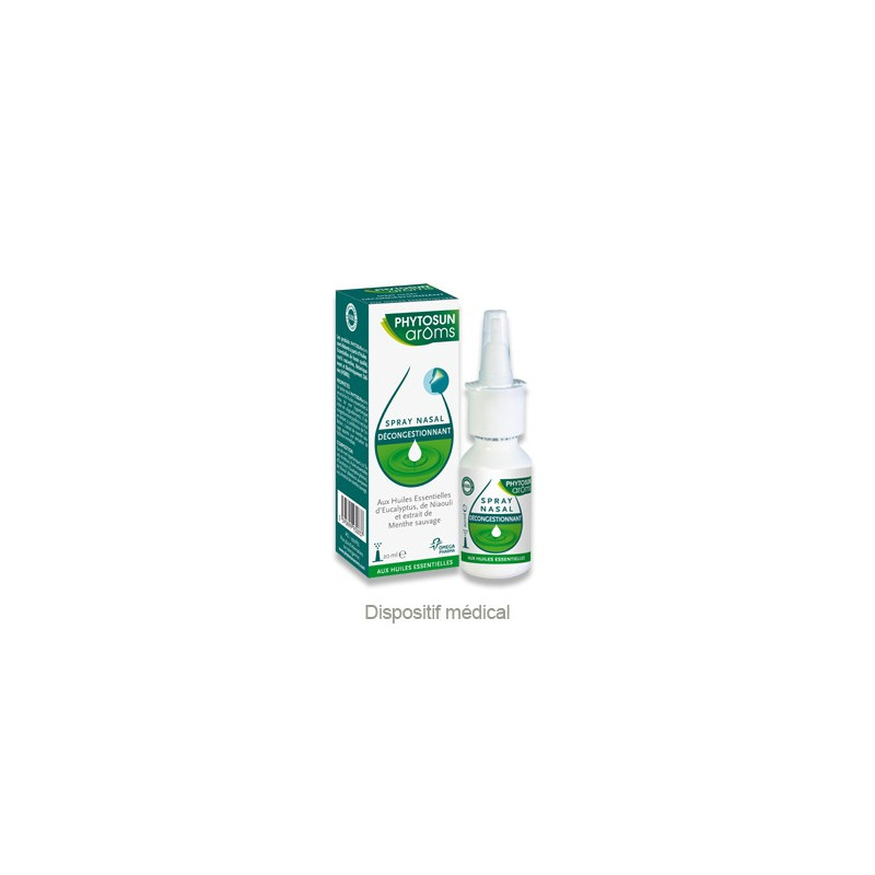Phytosun Aroms Spray Nasal Décongestionnant 20 ml Phytosun Aroms Spray Nasal Décongestionnant 20 ml