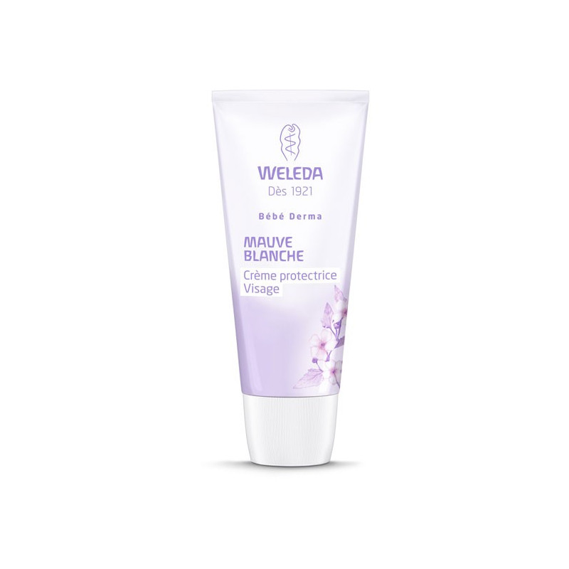 Weleda Bébé Crème Protectrice Visage à la Mauve Blanche 50 ml Weleda Bébé Crème Protectrice Visage à la Mauve Blanche 50 ml